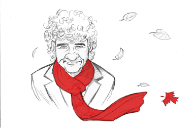 interview de Robert Charlebois par Antoine de Caunes illustrations Serge Fiedos