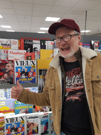 interview de Robert Charlebois par Antoine de Caunes illustrations Serge Fiedos